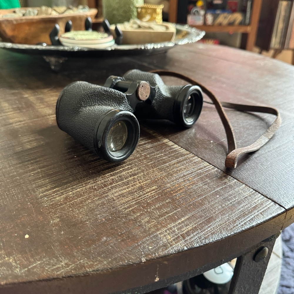 Vintage WWII military binoculars